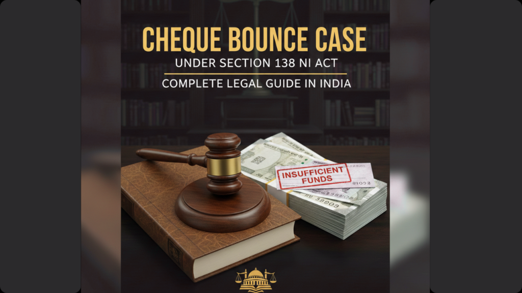 Cheque Bounce Case under Section 138 NI Act – Complete Legal Guide in India-Zeroera